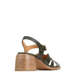Store EOS Footwear ISA LOW HEEL SANDALS LEATHER