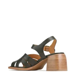 Store EOS Footwear ISA LOW HEEL SANDALS LEATHER