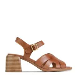 Store EOS Footwear ISA LOW HEEL SANDALS LEATHER