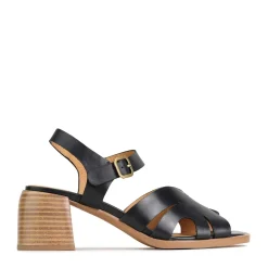 Store EOS Footwear ISA LOW HEEL SANDALS LEATHER