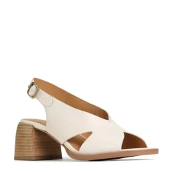 Clearance EOS Footwear ISADORA LEATHER BLOCK HEEL SANDALS