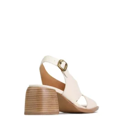 Clearance EOS Footwear ISADORA LEATHER BLOCK HEEL SANDALS