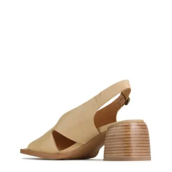 Clearance EOS Footwear ISADORA LEATHER BLOCK HEEL SANDALS