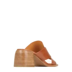 Outlet EOS Footwear ISO LEATHER BLOCK HEEL SANDALS