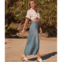 Outlet EOS Footwear ISO LEATHER BLOCK HEEL SANDALS