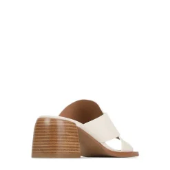 Outlet EOS Footwear ISO LEATHER BLOCK HEEL SANDALS