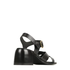 Clearance EOS Footwear ISOKEN LEATHER BLOCK HEEL SANDALS