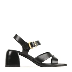 Clearance EOS Footwear ISOKEN LEATHER BLOCK HEEL SANDALS