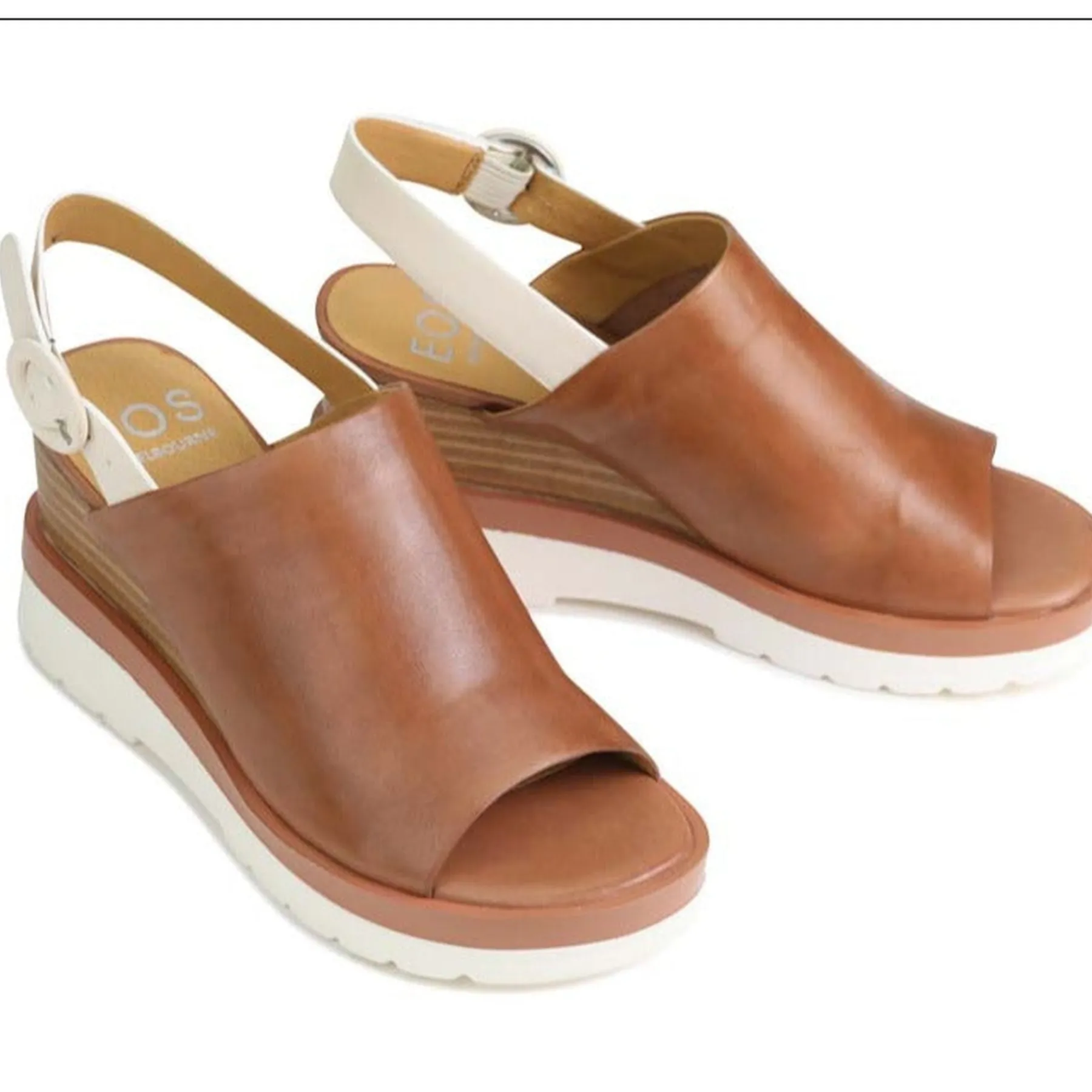 New EOS Footwear JARA SLING-BACK SANDALS LEATHER