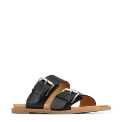 Store EOS Footwear JETT DOUBLE STRAP SLIDE SANDALS LEATHER