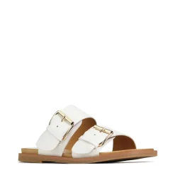 Store EOS Footwear JETT DOUBLE STRAP SLIDE SANDALS LEATHER