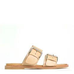 Store EOS Footwear JETT DOUBLE STRAP SLIDE SANDALS LEATHER