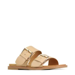 Store EOS Footwear JETT DOUBLE STRAP SLIDE SANDALS LEATHER