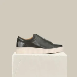 Shop EOS Footwear JOYA CHUNKY ZIPPER SNEAKERS LEATHER