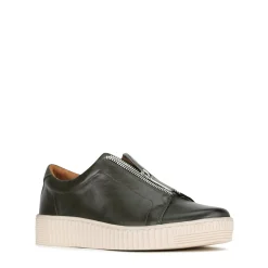 Shop EOS Footwear JOYA CHUNKY ZIPPER SNEAKERS LEATHER