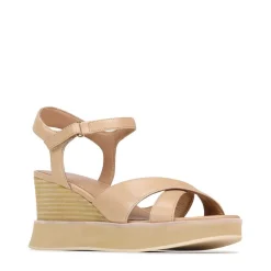 Fashion EOS Footwear JUN LEATHER WEDGE SANDALS