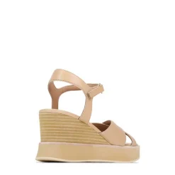 Fashion EOS Footwear JUN LEATHER WEDGE SANDALS