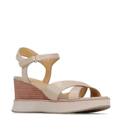 Fashion EOS Footwear JUN LEATHER WEDGE SANDALS