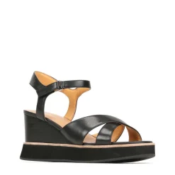 Fashion EOS Footwear JUN LEATHER WEDGE SANDALS