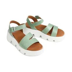 Flash Sale EOS Footwear KAILA ANKLE STRAP WEDGE SANDALS LEATHER