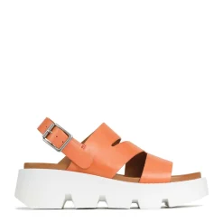 Best EOS Footwear KAILI PLATFORM WEDGE SANDALS LEATHER