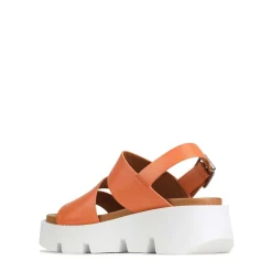 Best EOS Footwear KAILI PLATFORM WEDGE SANDALS LEATHER