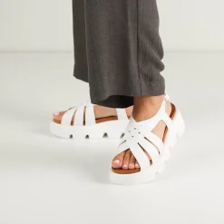 Best Sale EOS Footwear KAILYN PLATFORM ANKLE STRAP SANDALS LEATHER