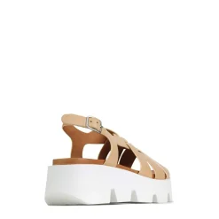 Best Sale EOS Footwear KAILYN PLATFORM ANKLE STRAP SANDALS LEATHER