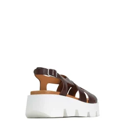 Best Sale EOS Footwear KAILYN PLATFORM ANKLE STRAP SANDALS LEATHER