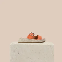 Best EOS Footwear LAROSSA LEATHER ESPADRILLE SLIDE