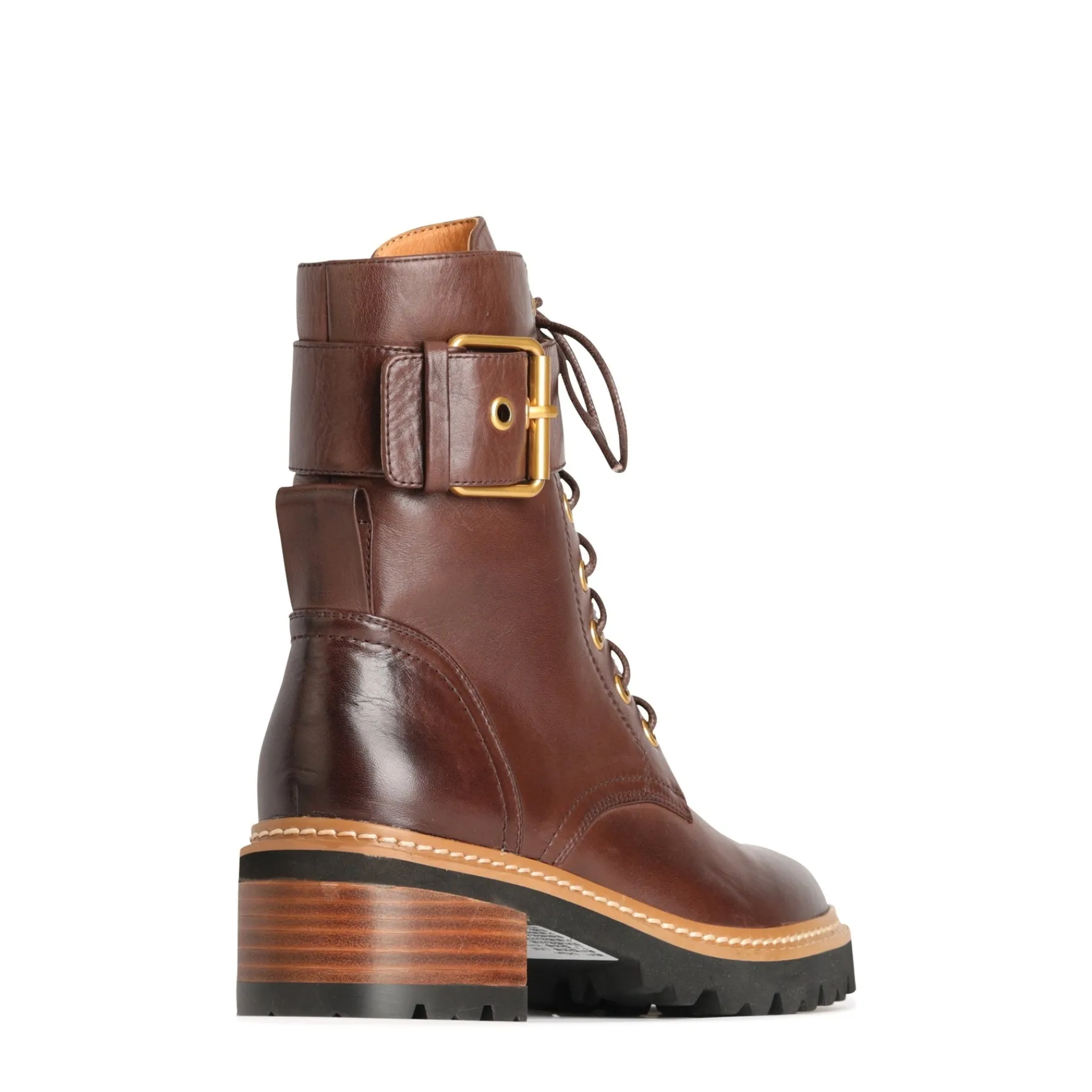 Fashion EOS Footwear LINE LACE UP BOOTS LEATHER