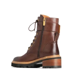 Fashion EOS Footwear LINE LACE UP BOOTS LEATHER