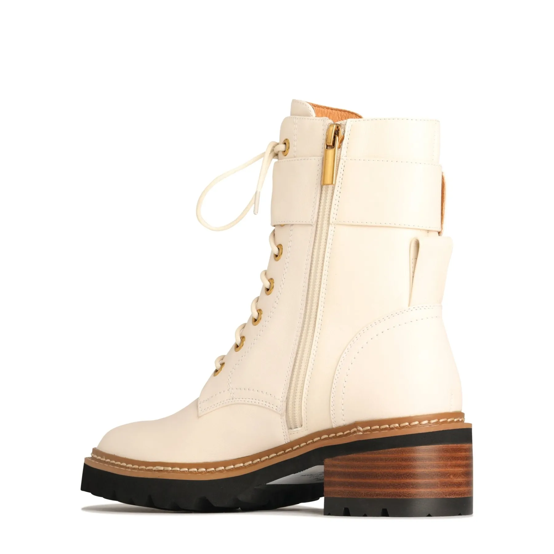 Fashion EOS Footwear LINE LACE UP BOOTS LEATHER