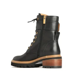 Fashion EOS Footwear LINE LACE UP BOOTS LEATHER