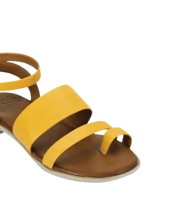 Cheap EOS Footwear LOUI LEATHER ANKLE STRAP SANDALS