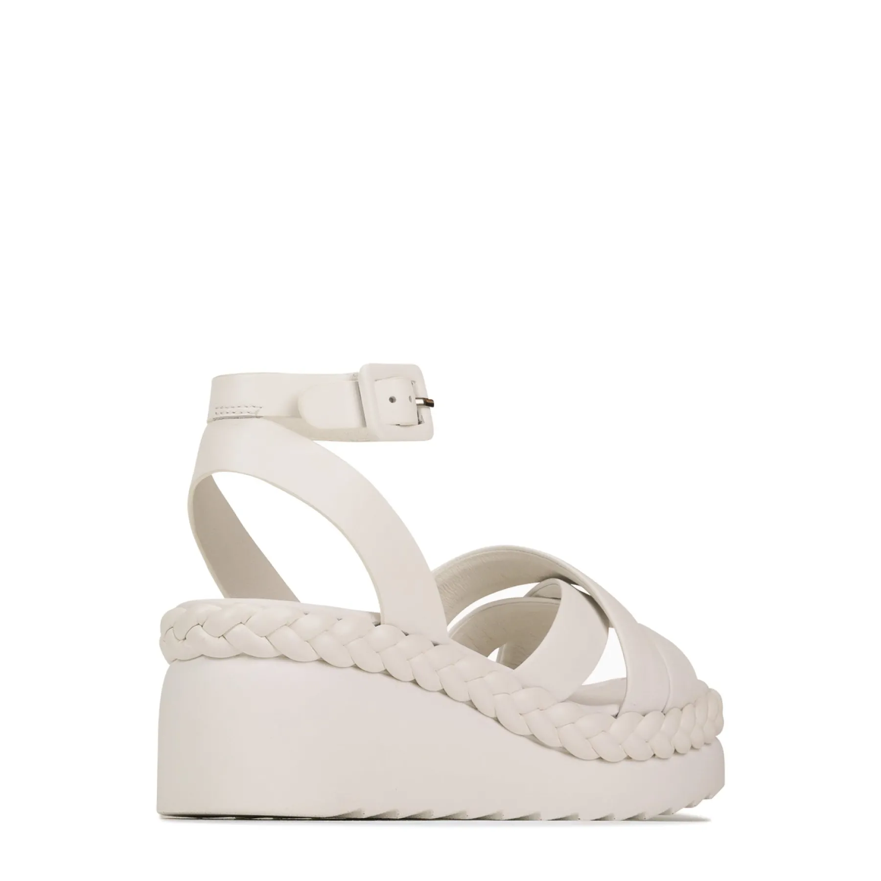 Cheap EOS Footwear MELANA LEATHER WEDGE SANDALS