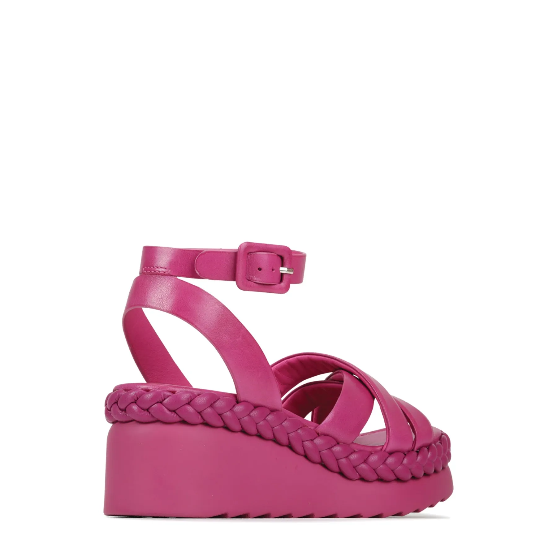 Cheap EOS Footwear MELANA LEATHER WEDGE SANDALS