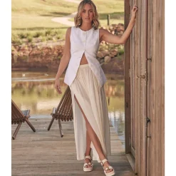 Fashion EOS Footwear MENORCA LEATHER WEDGE SANDALS