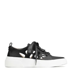 Clearance EOS Footwear MINNIE LAZER CUTOUT SNEAKERS LEATHER