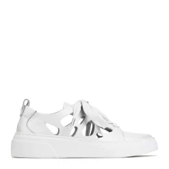Clearance EOS Footwear MINNIE LAZER CUTOUT SNEAKERS LEATHER