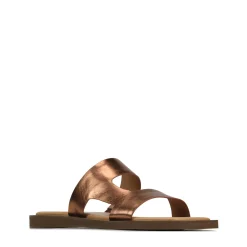 Hot EOS Footwear MISA LEATHER SLIDE SANDALS