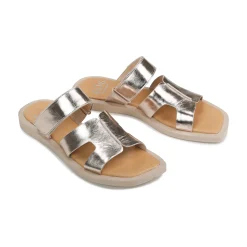 Discount EOS Footwear MISAYAO LEATHER SLIDE SANDALS