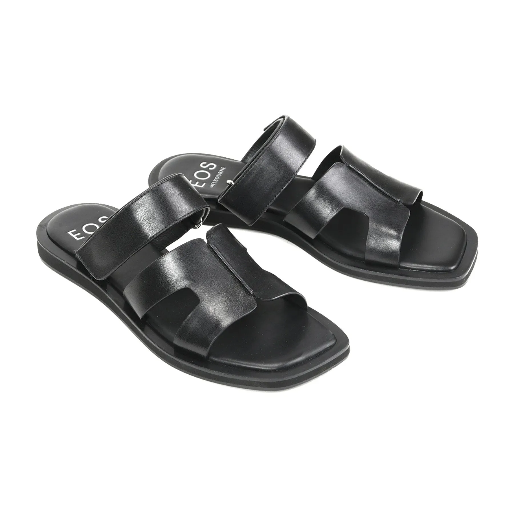 Discount EOS Footwear MISAYAO LEATHER SLIDE SANDALS