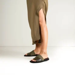 New EOS Footwear MONSE SLIDE SANDALS LEATHER