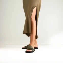 New EOS Footwear MONSE SLIDE SANDALS LEATHER