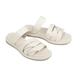 New EOS Footwear ORIANA LEATHER SLIDE SANDALS