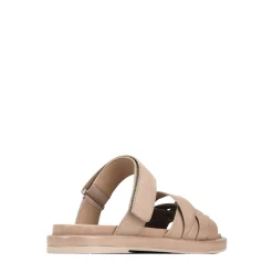 New EOS Footwear ORIANA LEATHER SLIDE SANDALS
