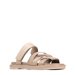 New EOS Footwear ORIANA LEATHER SLIDE SANDALS