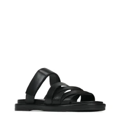 New EOS Footwear ORIANA LEATHER SLIDE SANDALS