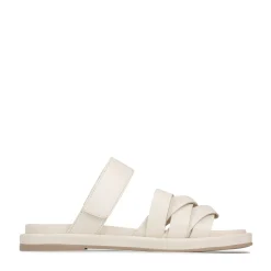 New EOS Footwear ORIANA LEATHER SLIDE SANDALS